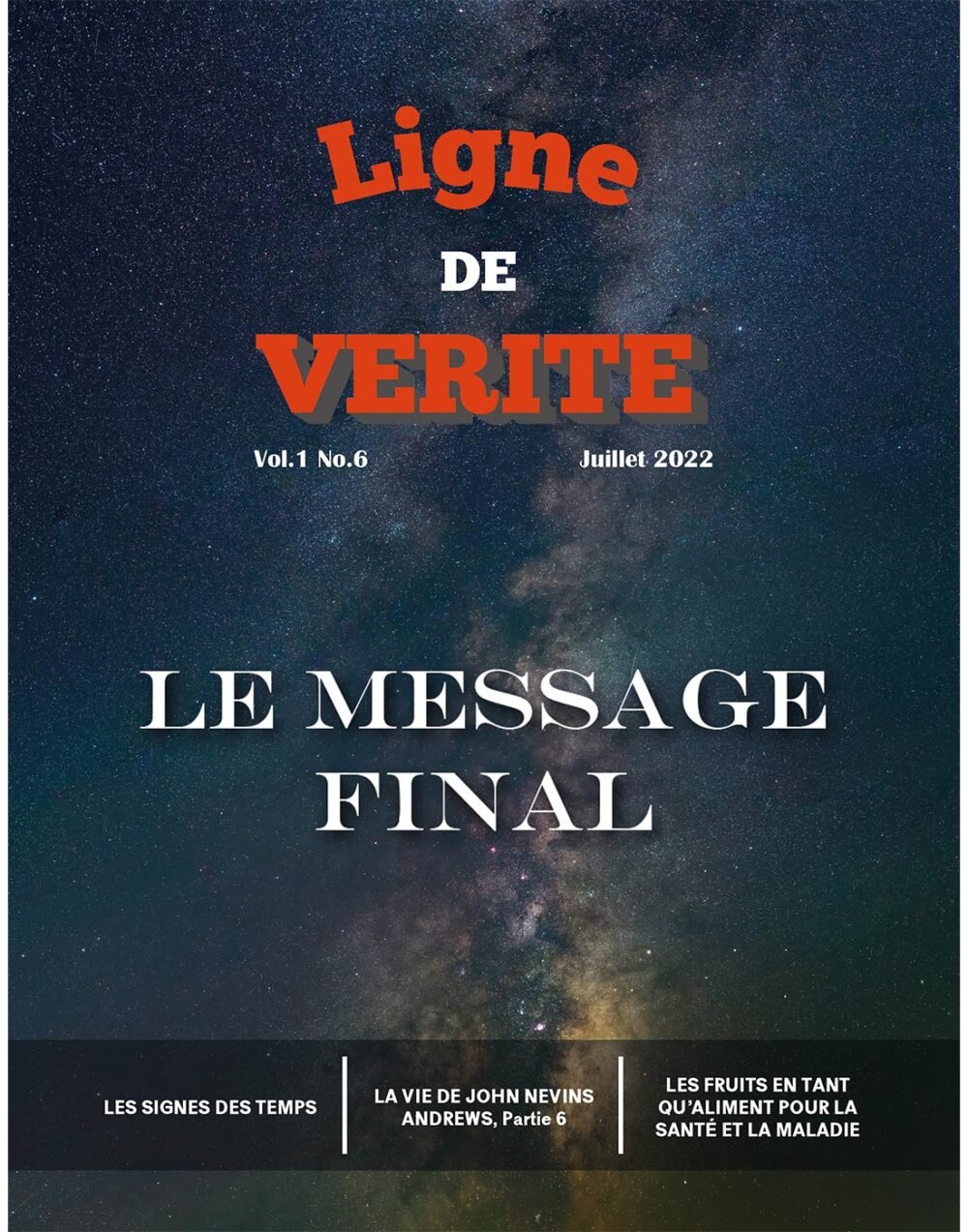 Ligne de Vérité (Vol.1-N°6)